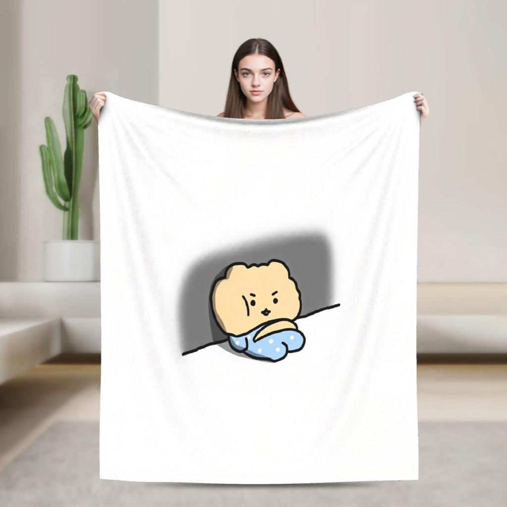 Cute M-Manggom Blanket Super Soft Throw Blanket Winter Adults Home Decor Camping Bedspread