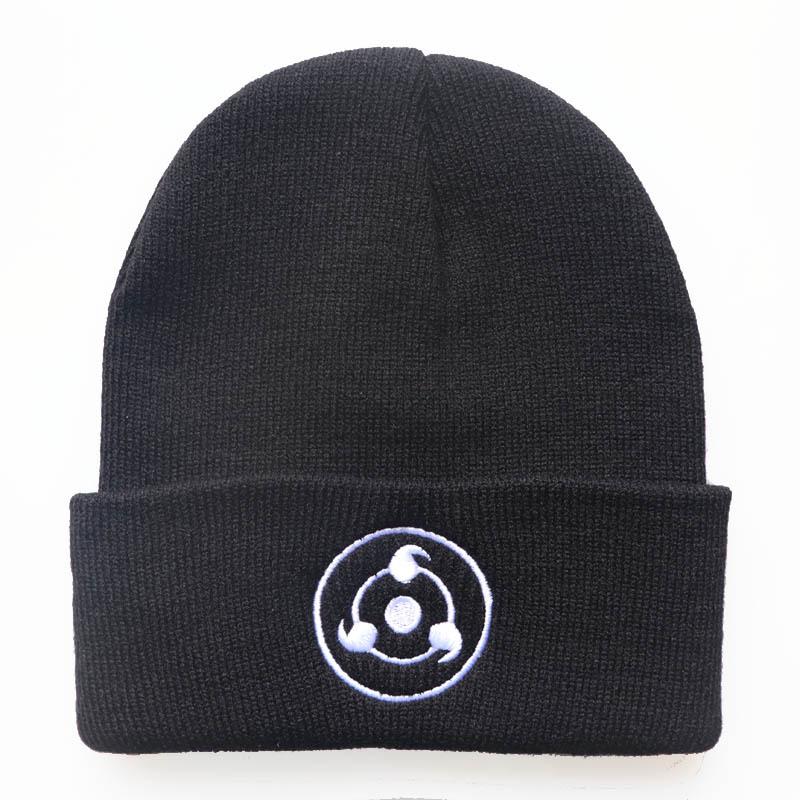 Unisex Cloud Pattern Knit Hat - Warm Anime Wool Hat for Autumn & Winter
