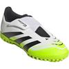 Adidas Predator Club Vel Versatile Comfortable Durable Low-Top Kids Soccer Shoes Kids Soccer Shoes White Black Green JH8871
