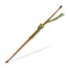Morikuru Japanese Bamboo Ear Pick, Genroku Maki Style, 17cm, Double-Ended Hook, Bamboo Kanzashi, Single Ear Cleaner, TK07-14