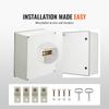 Fiberglass Enclosure Electrical Enclosure Box 19.7 x 15.7 x7.9" Wall Mount