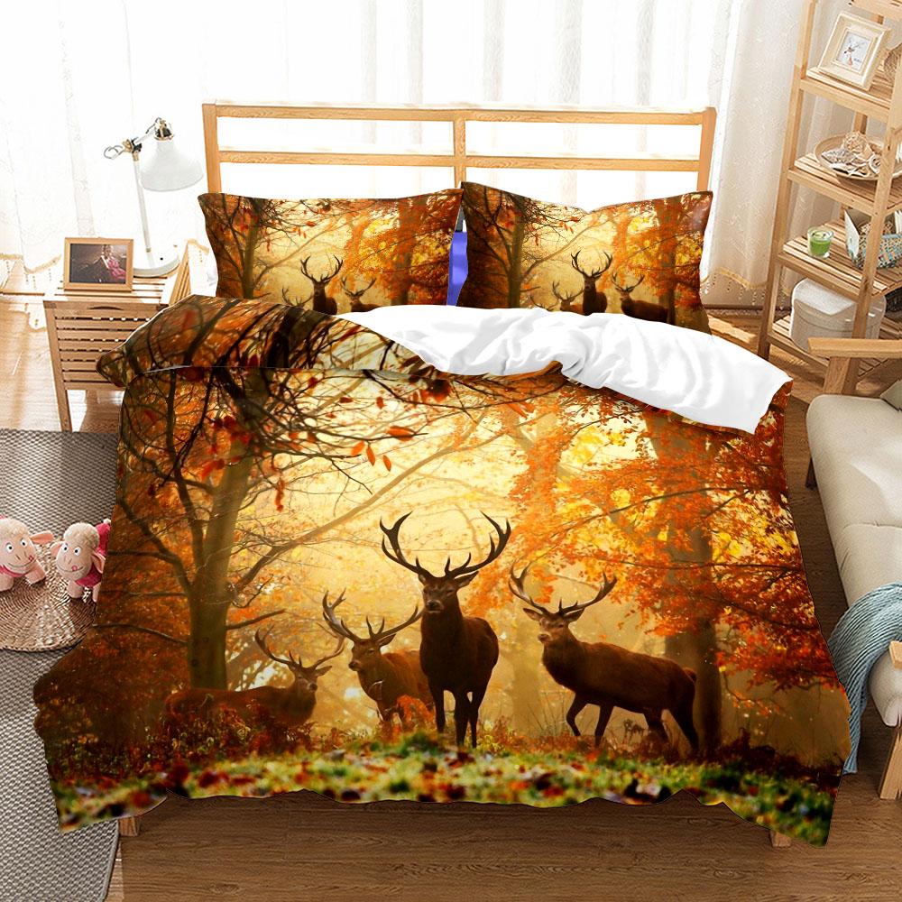 3D Editorial Leopard Duvet Cover Set Uk Single Double Queen Us Twin Full King Size Animal Bed Linen Set