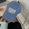 Cotton Korean Baseball Hat Japanese Peaked Cap Fashion Letter Baseball Cap  Streetwear