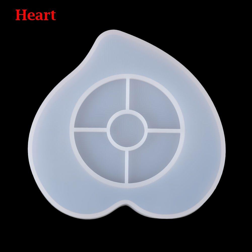 Transparent DIY Craft Handmade Crystal Glue Dropping Tool Coaster Silicone Molds Teacup Mat Mold