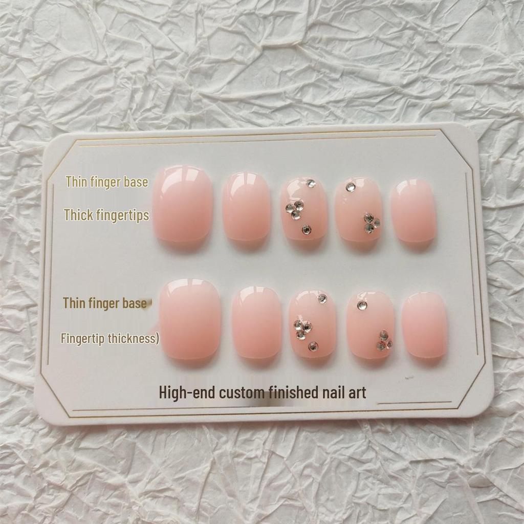 A440-Jelly Glitter Nail Art: Sweet and Cute Wearable Nail Stickers