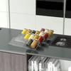 4 Layer Spice Drawer Organizer Adjustable Acrylic Spice Jars Rack Tray Expandable Seasoning Organizer Cabinet Kitchen Shelves