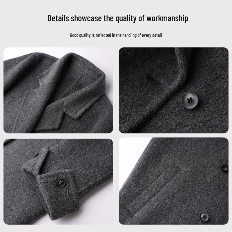 Women's Wool Double-Sided Mid-Length Coat
