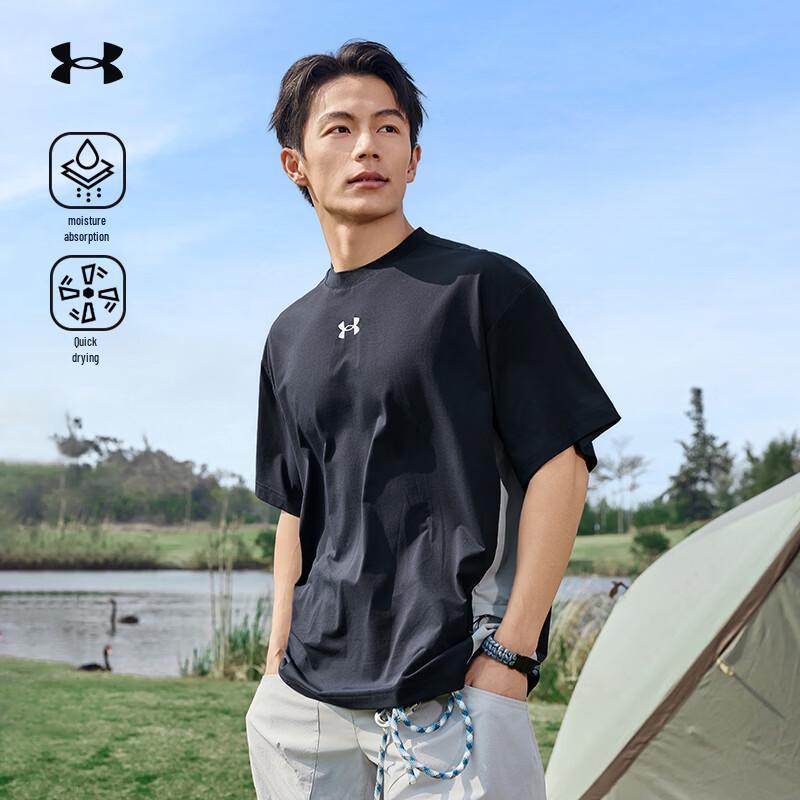 Мужская футболка Under Armour с быстрым высыханием, свободный крой XL