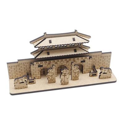 3D Three Dimensional Tree Puzzle Gwanghwamun Making Korea 3d Puzzle