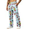 Men's Christmas Printed Loose Fit Jogger Sweatpants with Pockets for Athletic Casual Wear