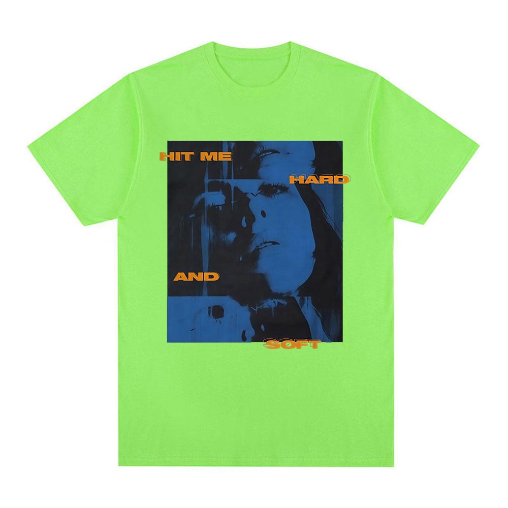Hit Me Hard and Soft 2025 Tour T Shirt Unisex Women Clothing Fashion Hip Hop T Shirts Cotton Casual Short Sleeve Tshirts Fans Gift