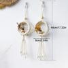 Air Plant Holder Macrame Wall Hanging Boho Decor Flower Pot Farmhouse Garden Pots Planters Bedrrom Balkon Decoration Gift