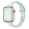 Blassminzgrünes magnetisches gewebtes Silikonarmband für Apple Watch Series 1-10