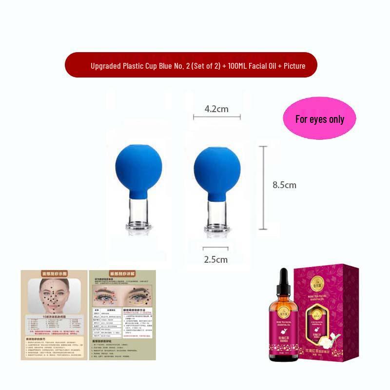 Enhanced Silicone Facial Cupping Set for Skin Lifting and Beauty