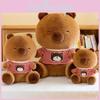 Hoodie Capybara Plush Toy Cute Cartoon Girl Child Sleeping Companion Gift Doll