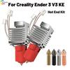 For Creality Ender 3 V3 Ke Hot End Upgrade Ceramic Nozzle Ender-3 V3 KE Accessories Silicone Sock 3D Printer Heating Block Kit