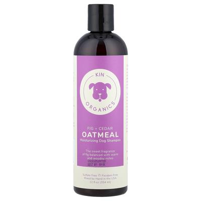 Organic Oatmeal Moisturizing Dog Shampoo, Fig & Cedar, 12 Fl Oz (354 Ml)