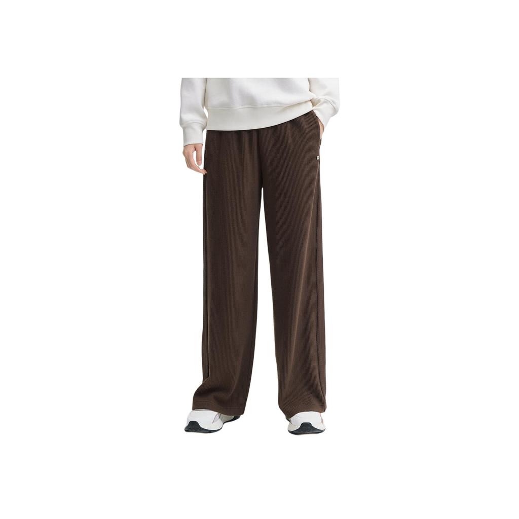 New FILA Knitted Sweatpants Women's Rusty Umber F11W443604FBN