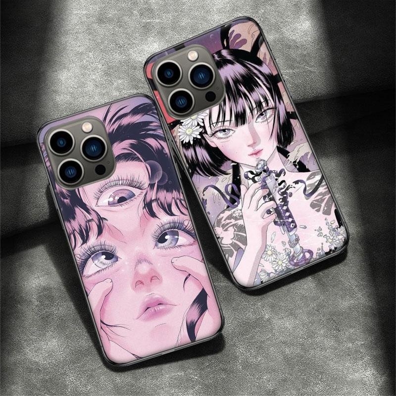 Shintaro Horror Cartoon Kago Phone Case For Apple Iphone 15 13 12 11 14 Pro Max Mini Cover SE 2020 X XS XR 8 7 6 6S Plus 5 5S Sh
