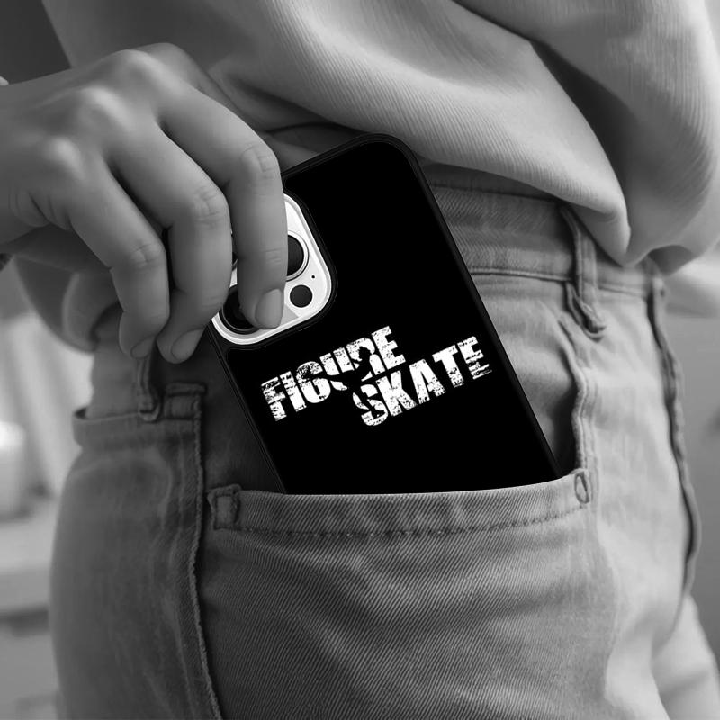 Figure Skating Dance Sport Phone Case For iPhone 17 Air 15 16e 14 13 Pro Max Coque 12 11 Pro Max PLUS cover