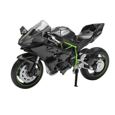 Maßstab 1/12 DieCast Motorradmodell für Kawasaki Ninja H2R, Motorradmodell, Kinder Moto Spielzeug oder Sammlung, Freund
