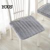 Warm Seat Cover for Long Sitting Plush Chair Cushion with Ties, Fuzzy Pad Anti-slip Skin Friendly Home Office Bottom, Fluffy Winter Mat Dining Durable