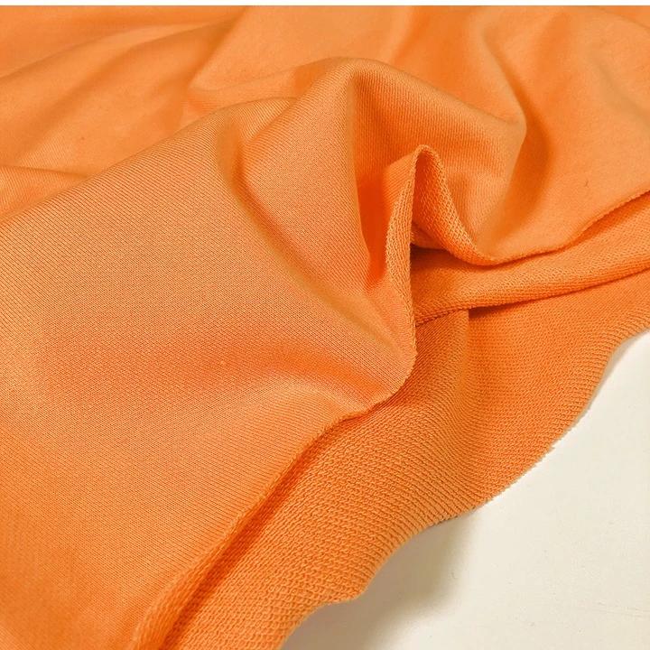 Wide 180cm French Terry Loop Cotton Knitted Fabric Abrasion-Resistant Sweatshirt Sweater Suit Sports Casual Wear Comfortable