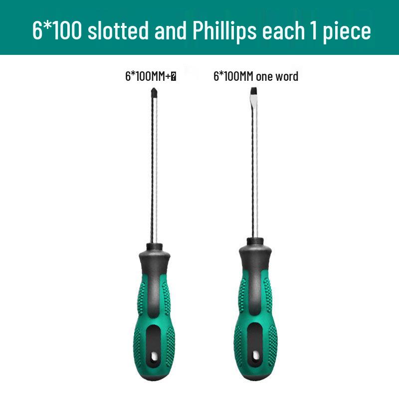 High-Strength Magnetic Screwdriver Set: Phillips, Slotted & Awl