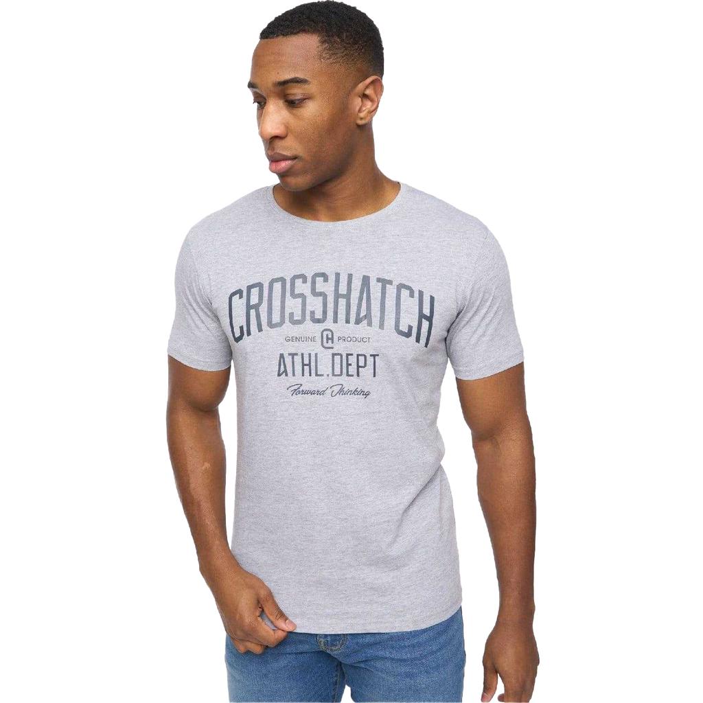 Crosshatch Mens College Theme Printed T-Shirt (Pack of 5)