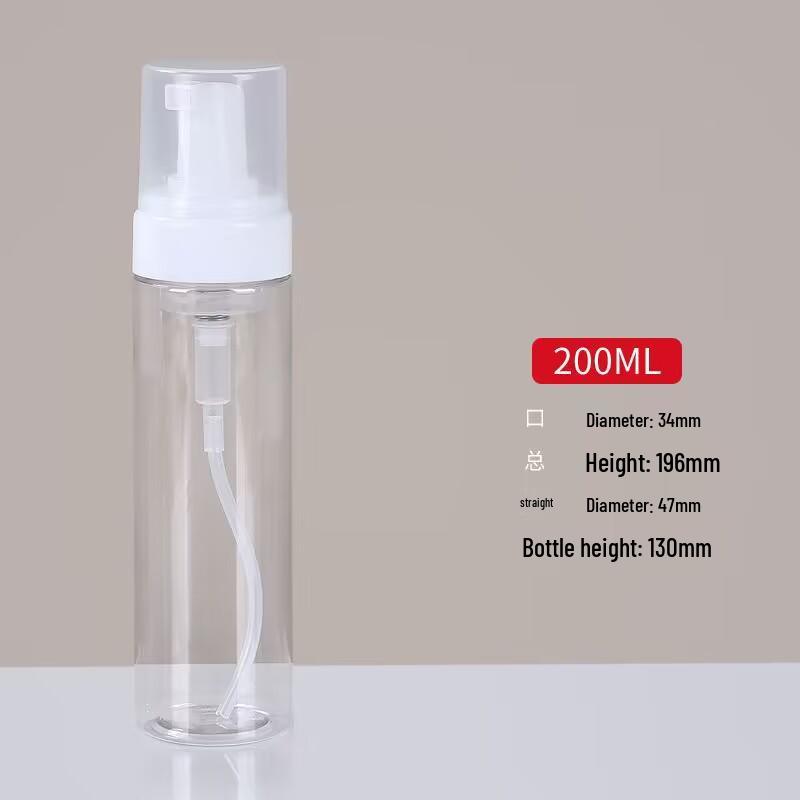 Flacone Mousseur per Mousse, Detergente Viso, Sapone per le Mani, Shampoo o Schiuma Cosmetica