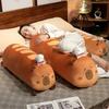 Cartoon Soft Capybara Bread Pillow Plush Toy Doll Kapibara Doll Home Pillow Doll