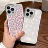 For iPhone 17 16 15 Pro Max Air 14 13 Leopard Print Butterfly Patterned Silicone Soft Phone Case Cover