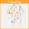 Baby Romper With Pure Cotton Long Sleeve Design For Newborns And Toddlers
