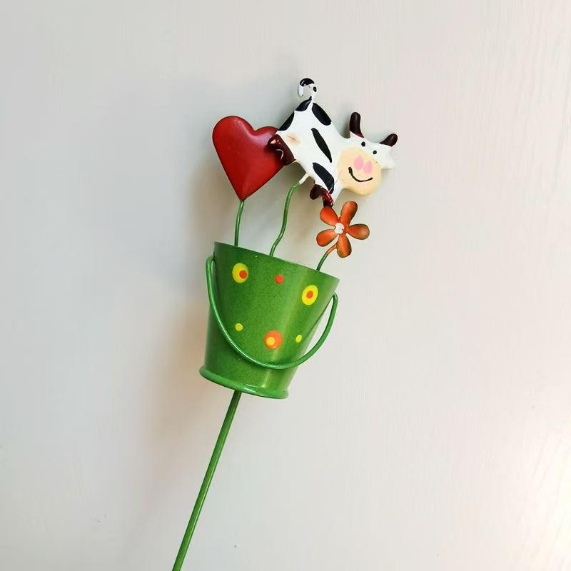 Saksı Bahçe Kazığı Süslemeleri İç Mekan Dış Mekan Çim Yol Çim Süsü Dış Mekan Bahçe Dekorasyonu