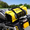 Tacx TAX928 Yellow Seat 80L Large Waterproof Motorcycle Touring Bag with Fixed Strap and Shoulder Strap Bag, Capacity,