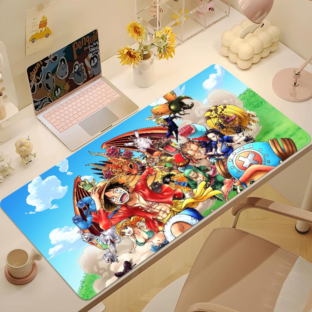 anime OOne PPiece funny art Mouse Pad Large Nonslip Lockedge Desktop Computer Desk Mat Keyboard MousePad Office Student