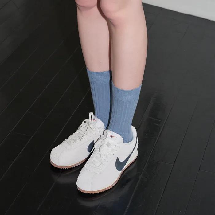 Essential Rib Socks LIGHT BLUE