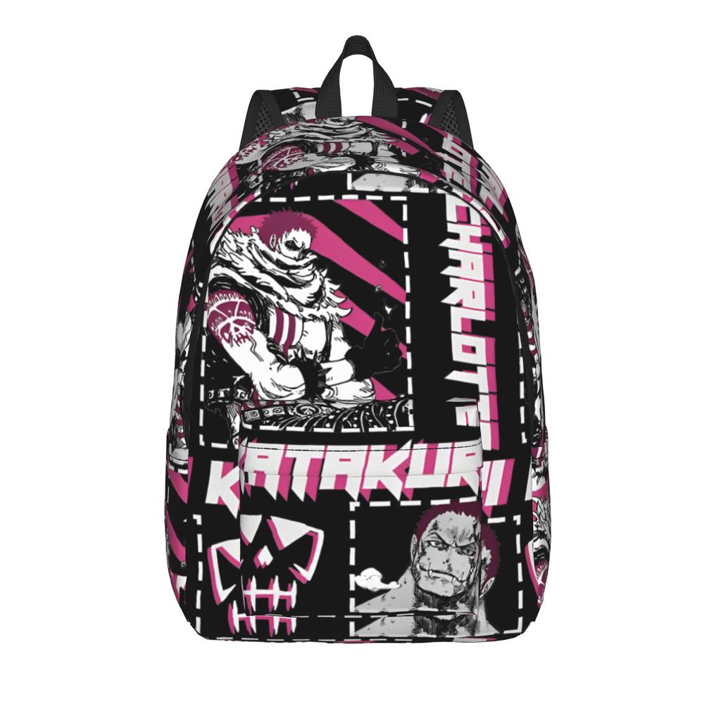 Anime O-One-Piece Fashion Backpack Outdoor Student Business One Piece Daypack for Men Women Laptop Computer Canvas Bags