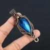 Neon Flash Labradorite 999 Copper Wire Wrapped  Pendant Handmade Gemstone Jewelry, Gifts For Wife Brand New Jewelry Pendant