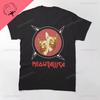 Funny Cat Meowtallica Cat Rock Music Print T-Shirts Rock Music Men Tops Fashion Oversized Tee Comfortable Unsiex Couple Wears