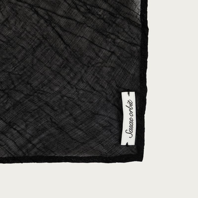 Sasaeorbit Basic scarf_Black