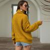 New Autumn and Winter College Style Knitwear for Women Thick Thread Twist Turtle Neck Pullover Sweater for Women