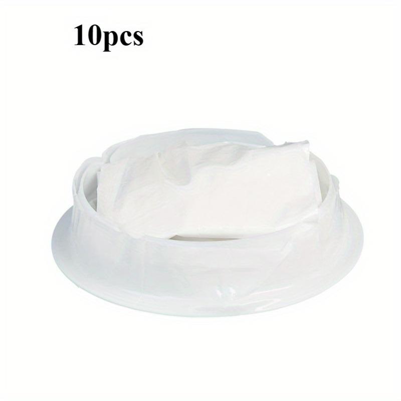 

10 шт. герметичный пакет для рвоты, портативный пакет от укачивания для автомобиля - дезодорирующий, прочный 10pcs белый