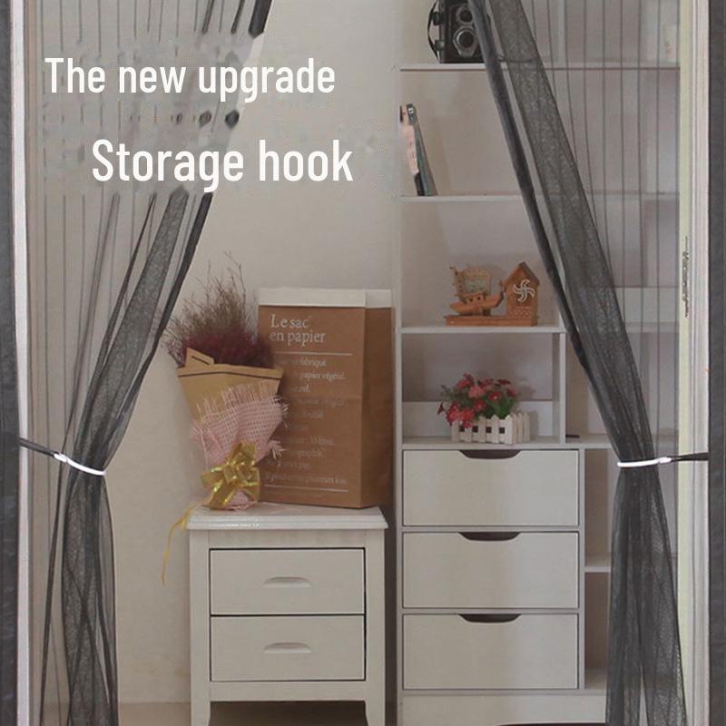 Stanzfreier magnetischer Moskitonetz-Türvorhang für Schlafzimmer