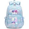 Animation Cartoon Letter Printing Large Capacity Shoulder Bag Lightweight Primary And Secondary School Students Leisure Schoolbag