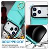 Ring Lanyard Leather Multi Card Wallet Phone Case for iPhone 18 Pro Max 17E 17 Air 16E 16 Plus 15 14 13 12 11 Flip Stand Cover
