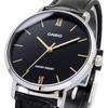 Casio LTP-VT01L-1B Quartz Women's Watch Black with Black Leather Band