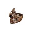 Creative Skull Glasses Stand Holder with Storage Tray for Desktop Eyeglass Frame Bracket Ornament Display