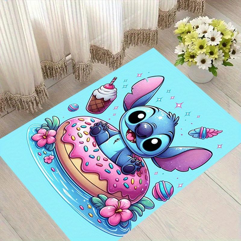 

1pc Stitch Pattern Area Rug Soft Flannel Floor Mat for Living Room,Office,Bedroom and Carpet,Sofa Coffee Table Floor Mat 60cm by 90cm