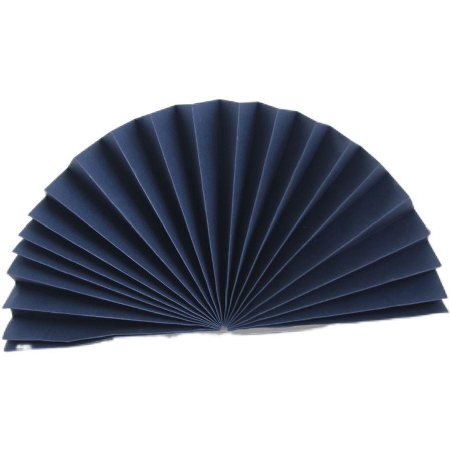Red Semi-Circular Origami Craft Fan for Weddings, Photography, and Displays